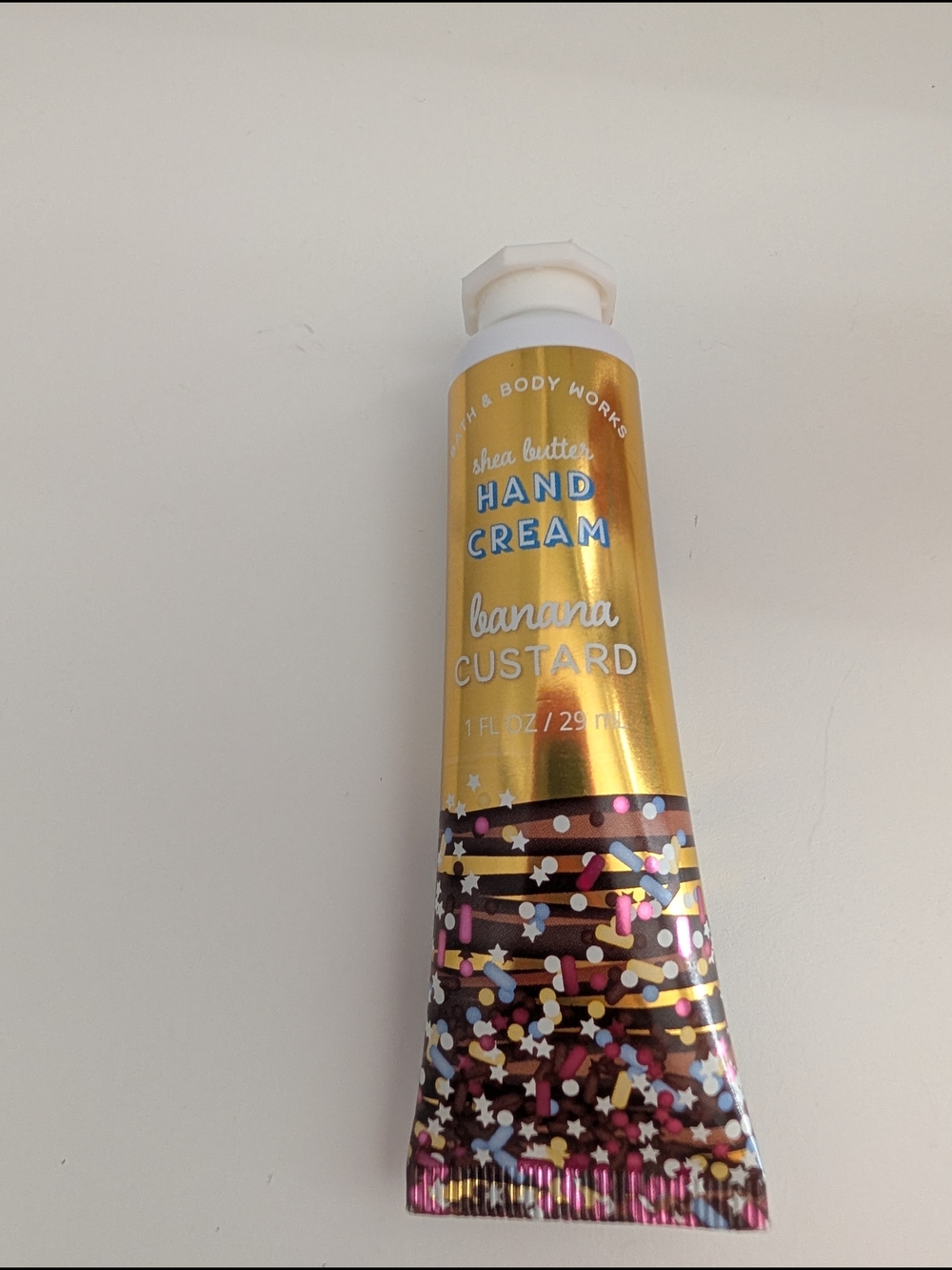 Bath & Body Works Banana Custard  Hand Cream- Travel Size